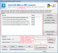 AutoCAD DWG to PDF Converter 6 screenshot